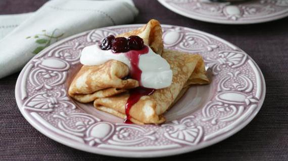 Вкусные блинчики с творожной начинкой