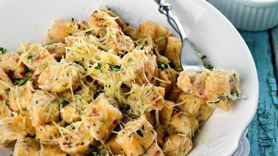 Вкусные несладкие ленивые вареники с творогом и помидорами