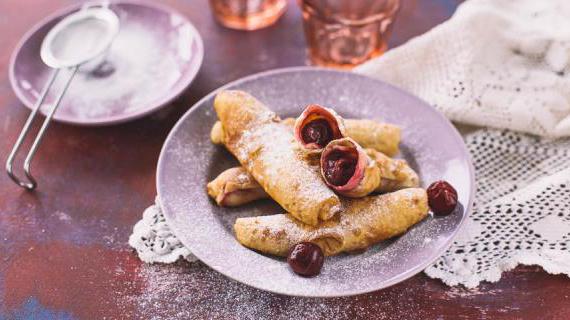 Вкусные сигары с вишней: рецепт для сладкого перекуса