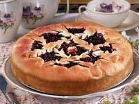 Вкусный домашний пирог с ягодами