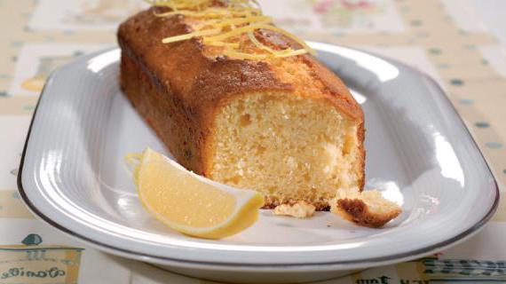 Вкусный лимонный кекс с нежной текстурой