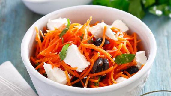 Вкусный средиземноморский салат из моркови