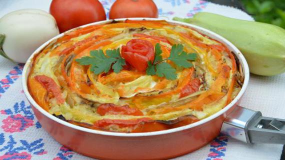 Запеканка Радужная с Мясом и Овощами