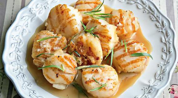 Жареные морские гребешки с эстрагоном: классический французский рецепт